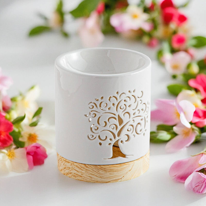Zen'Arome - Lampe à Parfum et Cires Parfumées Arbre de Vie Céramy Life Tree