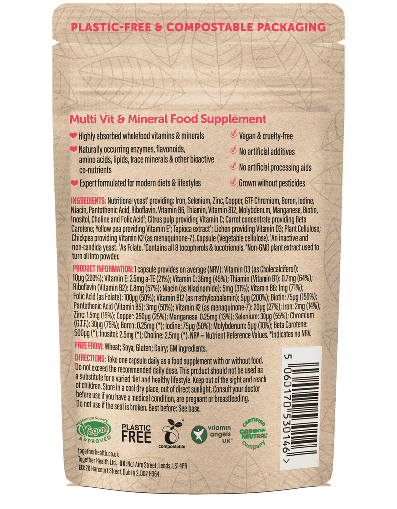 Multivitamin — Vegan — 30 capsules