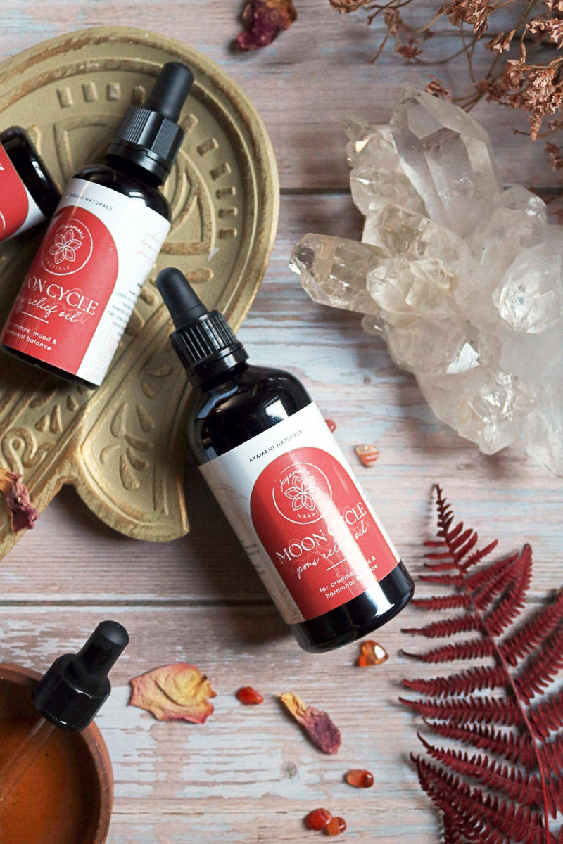 Ayamani Naturals - Moon Cycle PMS Relieföl mit Copaiba, Weihrauch und mehr