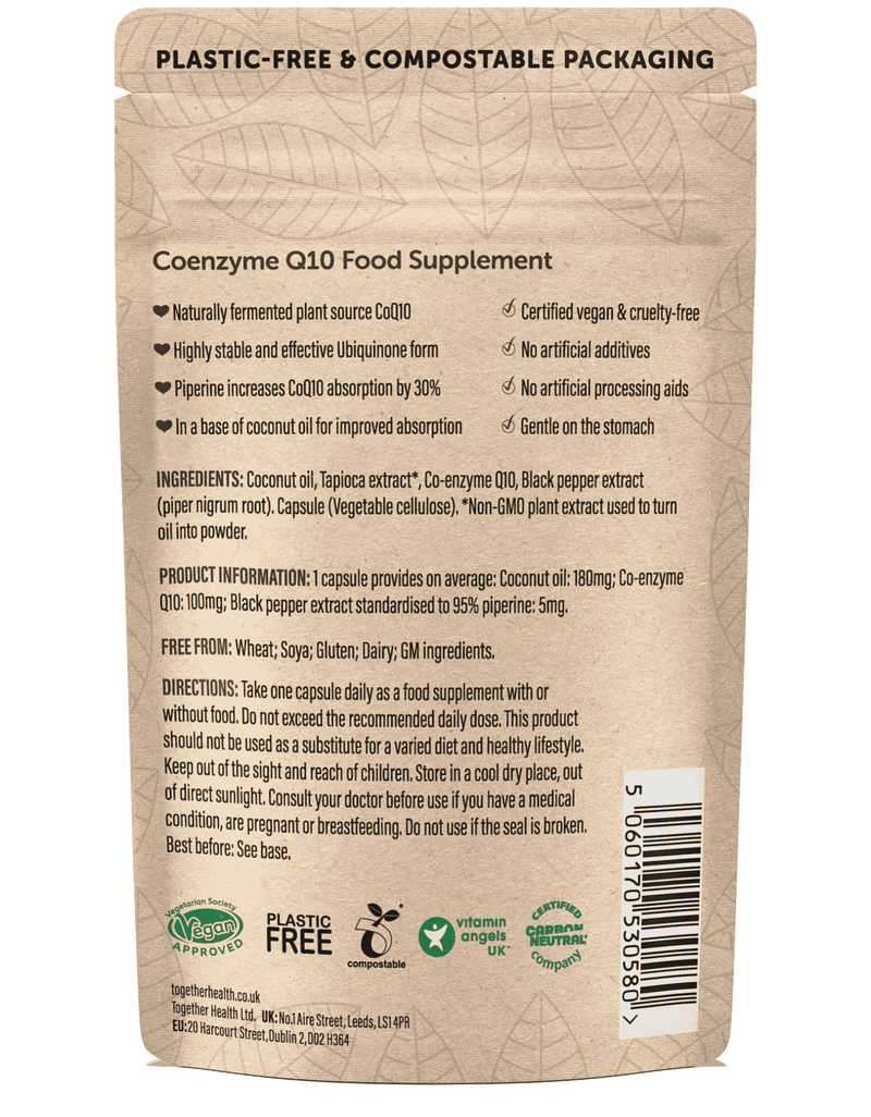 Coenzyme Q10 — Supplément CoQ10 — 30 gélules