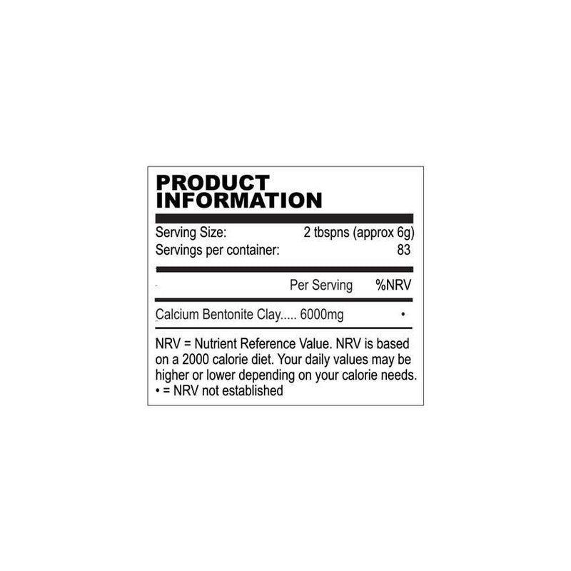 Ancient Purity – Bentonit-Ton Lebensmittelqualität 500g – Vulkan-Ton für Körper & Haut & Detox
