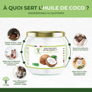 Huile de coco extra vierge biologique — certifiée Ecocert