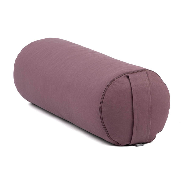 Yoga Bolster mit Dinkelfüllung – Dusty Purple | Ökologisch, ergonomisch & stilvoll