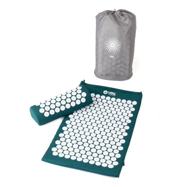 VITAL Acupressure Mat &amp; Neck Roll Set