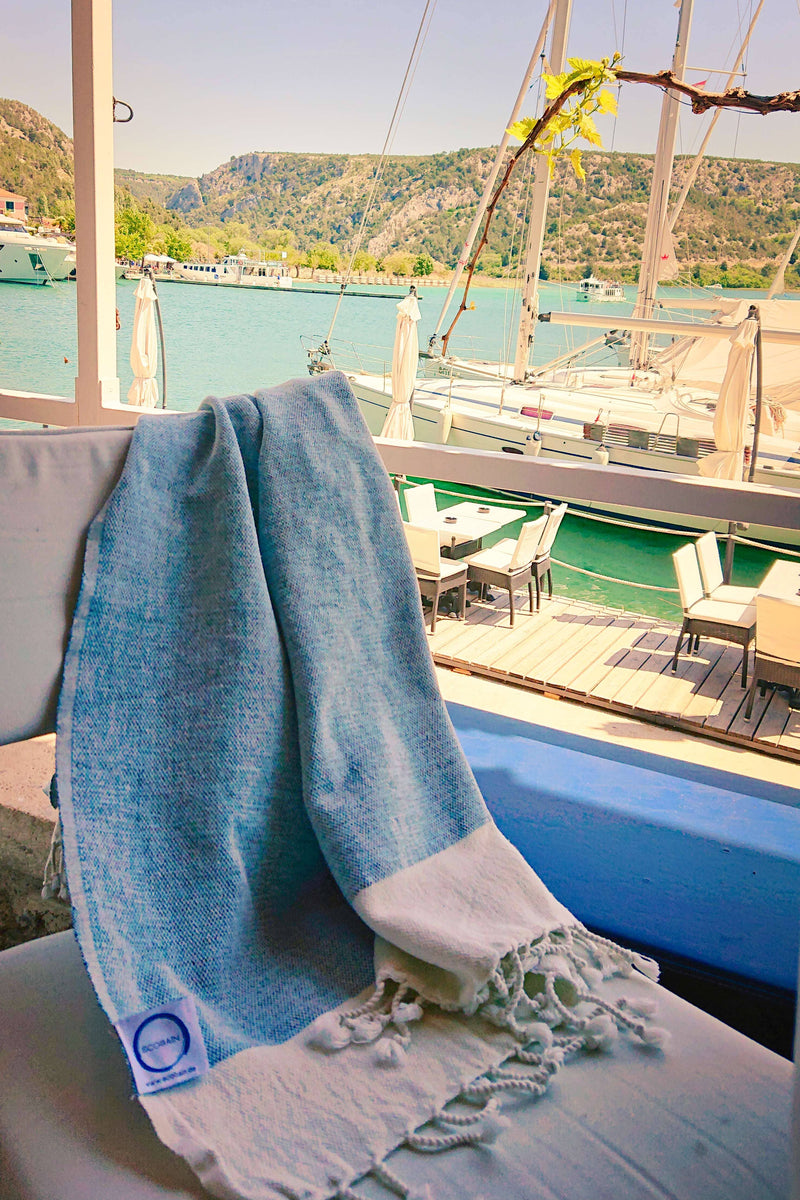 Strandtuch, Hamamtuch, Badetuch, Saunatuch "Rugged Towel"