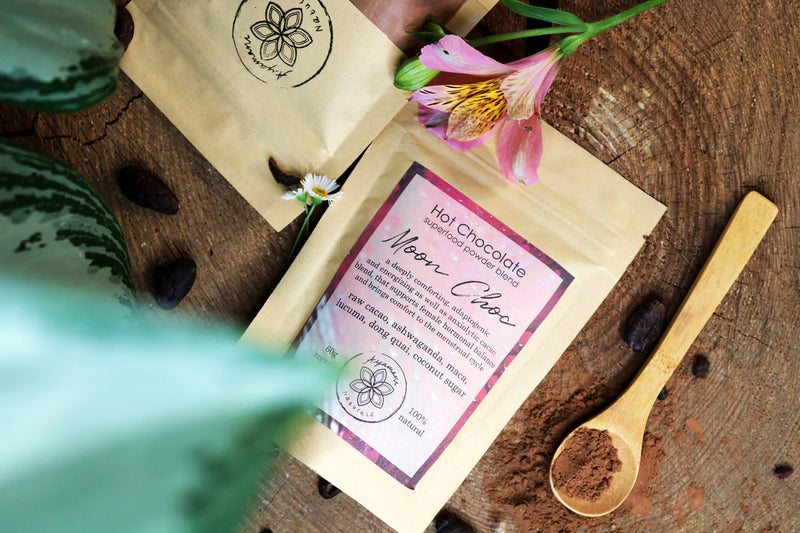Moon Choc PMS Relief Hot Chocolate, Fairtrade Cocoa