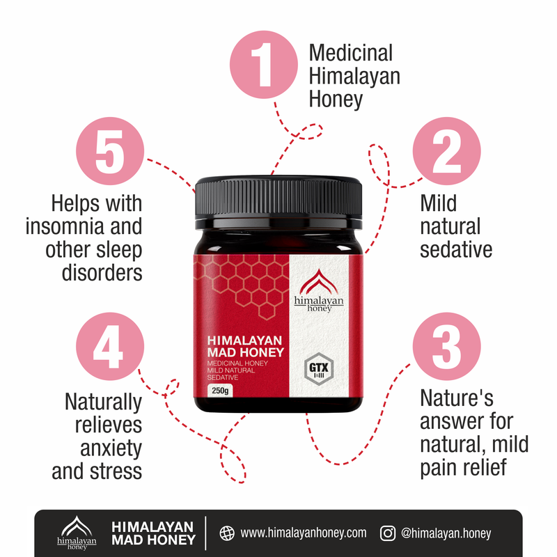 Himalayan Mad Honey – Original Himalaya-Wildhonig aus Nepal (250 g)