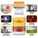 Natural Propolis, Royal Jelly Bee 1000 mg to support the immune system