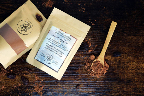 UnCoffee | Adaptogener Rohkakao mit Guarana und Champignons – Kaffeeersatz