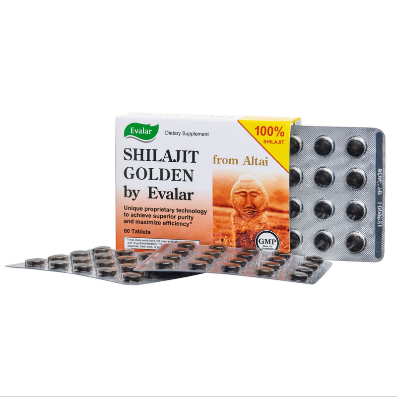 SiberianGreen - Evalar Shilajit Gold Mumijo Resin 60 Capsules
