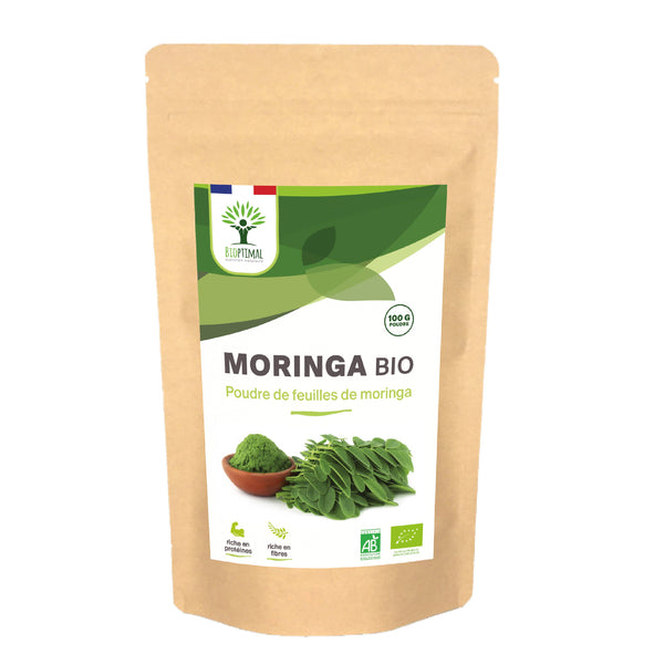 Bioptimal - Bio-Moringa-Pulver - Vegan