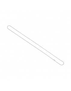Chaîne en argent sterling 925 – 50 cm simple et élégante