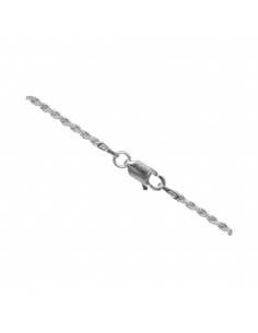 Chaîne en argent sterling 925 – 50 cm simple et élégante