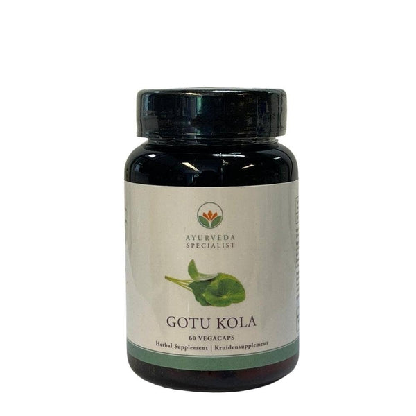 Ayurveda Specialist B.V. - Gotu Kola - 60 Vegakapseln für mentale Klarheit, Stressresistenz & Kreislauf