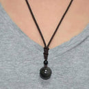 Rainbow Obsidian Necklace "Celestial Eye"