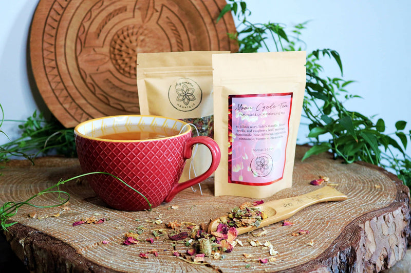 Ayamani Naturals - Moon Cycle Kräutertee mit Frauenmantel | Goddess Wellness