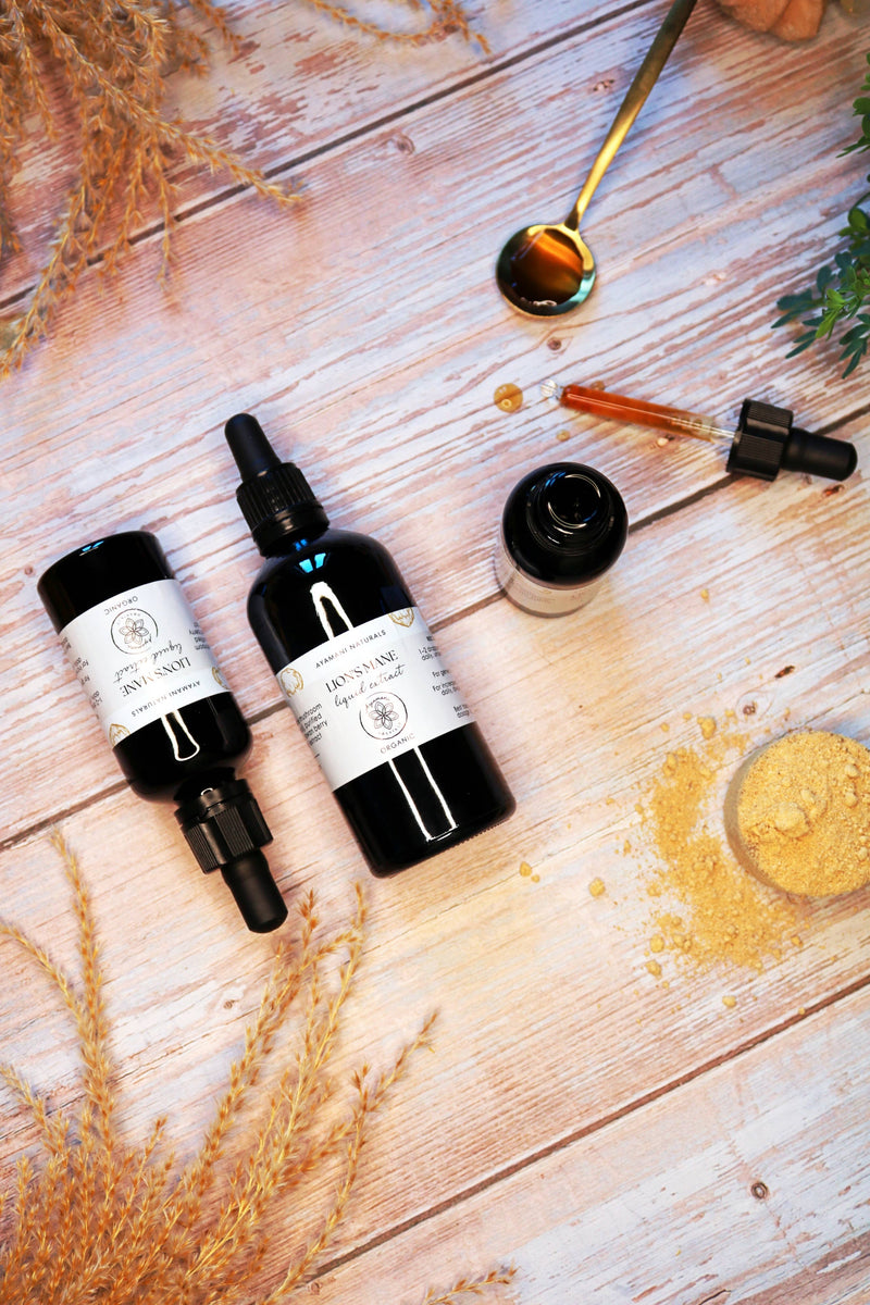 Ayamani Naturals - Lion's Mane 15:1 Flüssigextrakt alkoholfrei | BIO