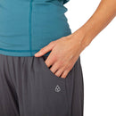 Pantalon ample Yamadhi, pantalon de yoga confortable, modal, violet foncé S