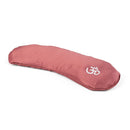 Coussin de yoga pour les yeux, bandeau OM avec lavande, mako satiné rose foncé