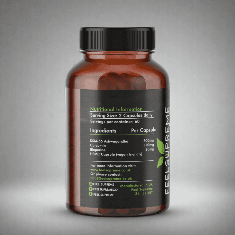 KSM66 Ashwagandha à la curcumine