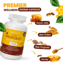 Natural Propolis, Royal Jelly Bee 1000 mg to support the immune system