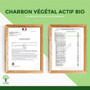 Charbon actif végétal biologique - Perte de poids - Complément alimentaire - Capsules