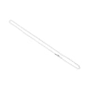 Gesamtansicht einer filigranen Silberhalskette mit runden Gliedern und Karabinerverschluss.