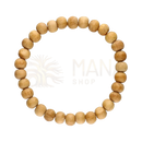 8 mm sandelholz-armband aus natürlichen holzperlen mit warmem hellbraun, die materialqualität bei mana shop