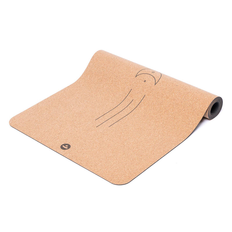 Bodynova - Kork Yogamatte, Blume des Lebens & Alignment-Hilfe