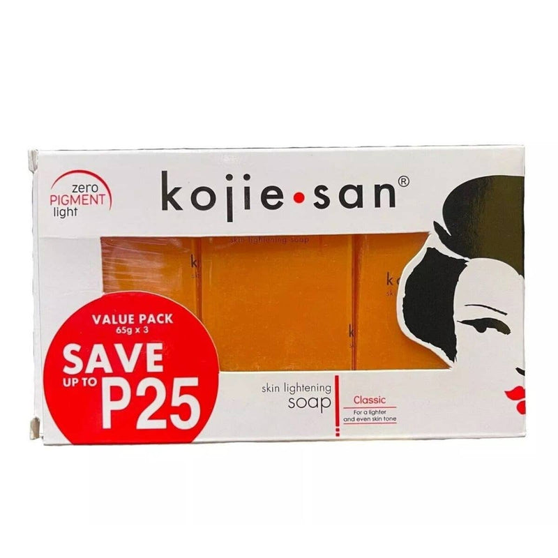 Gentle lightening with Kojic Acid – Kojie San Soap 3×65 g for clear skin