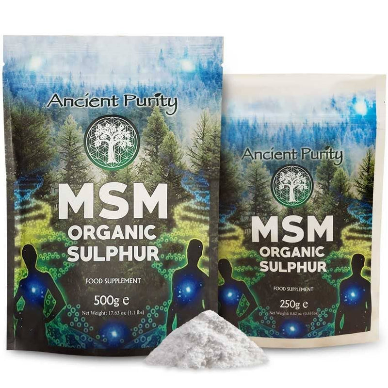 Ancient Purity – MSM Organischer Schwefel 99% Reinheit – Haut, Gelenke, Detox