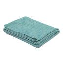 Couverture en coton NIDRA Shavasana Yoga, motif à chevrons