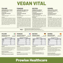Multivitamines vitales végétaliennes 120 gélules - Prowise Healthcare