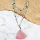 Mala Pearl Necklace - Growth Amazonite