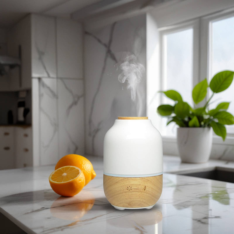 Zen'Arome - Essential Oil Diffuser Wood &amp; Ceramic Purisia