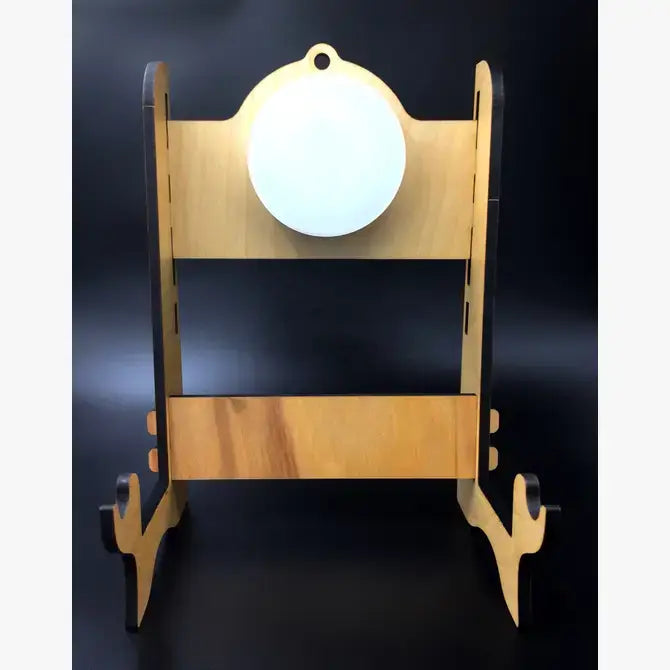 Tambour chamanique traditionnel sur cadre en bois de mûrier et peau de chèvre biologique pour la méditation
