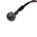 Rainbow Obsidian Necklace "Celestial Eye"