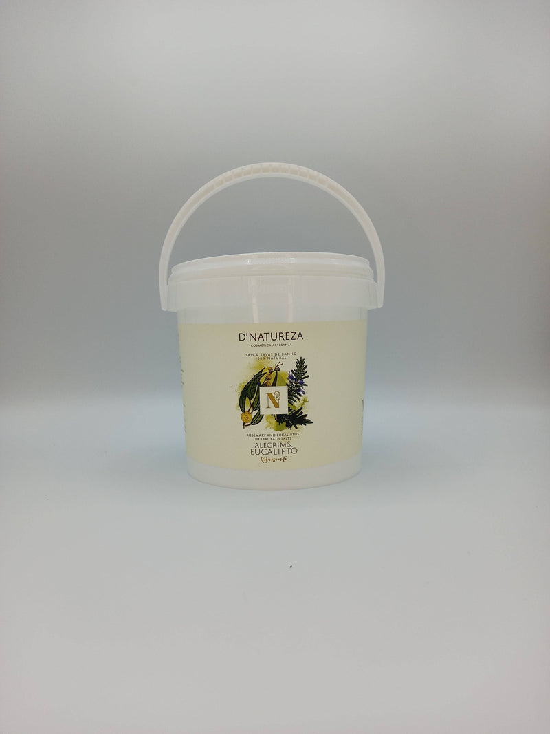 d'Natureza - Saboaria da Serra, Lda - Badezusätze mit Rosmarin- und Eukalyptuskräutern 200g, 1kg und 2,5kg