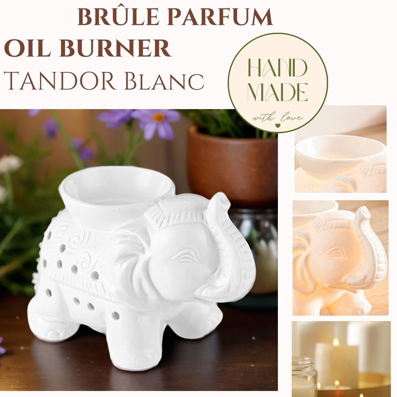 Zen'Arome - Tandor wax warmer made of white ceramic for scented waxes