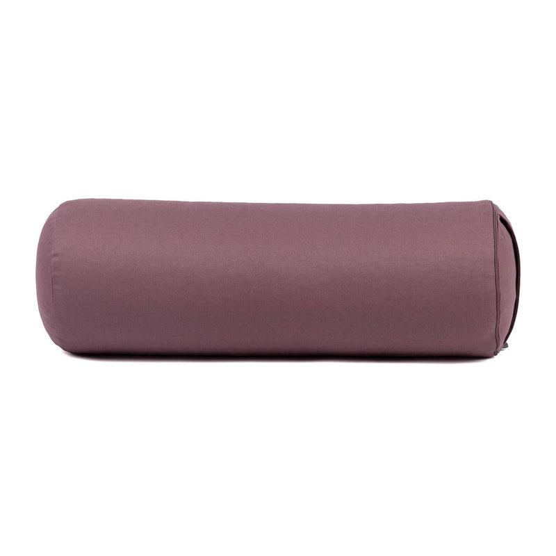 Yoga Bolster mit Dinkelfüllung – Dusty Purple | Ökologisch, ergonomisch & stilvoll