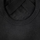 Chaussettes de yoga dos nu avec bretelles croisées et poignées — antidérapantes