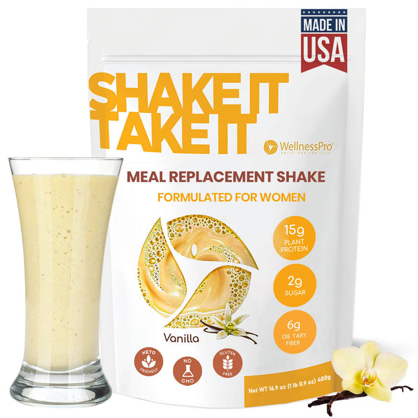 HARMONIFY Shakes zur Gewichtsreduktion für Frauen mit Vanillegeschmack, Keto und Fatburner, 16,9 Oz