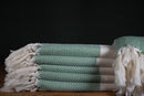 Ecobain „Couture Towel“ – Badetuch, Hamamtuch & Saunatuch im Fischgrätmuster 100x180cm
