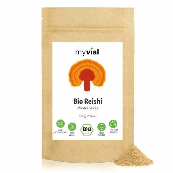 Bio Reishi Pulver 100 Gramm - Ling Zhi - Vegan