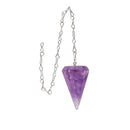 Faceted Amethyst Pendel – Präzises Pendel für Energiearbeit, Intuition & Spiritualität