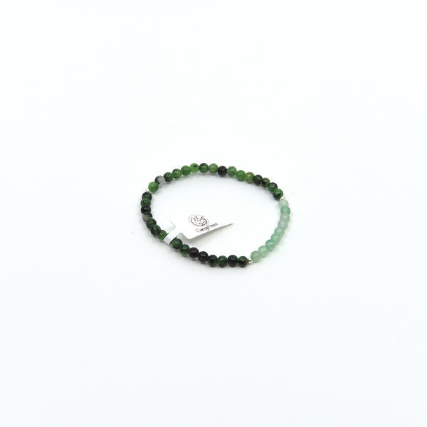 Bracelet Aventurine &amp; Ruby Zoisite