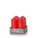 Zylinderkerzen SWISS MADE rot  50 × 115 mm