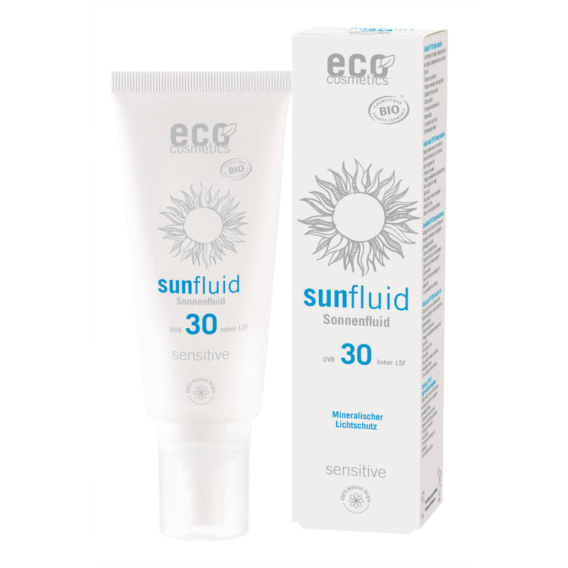 Eco Cosmetics Sunfluid SPF 30 tube and box
