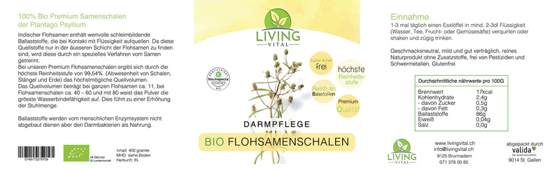 Bio Flohsamenschalen Ayurveda – Darmreinigung & Vitalität