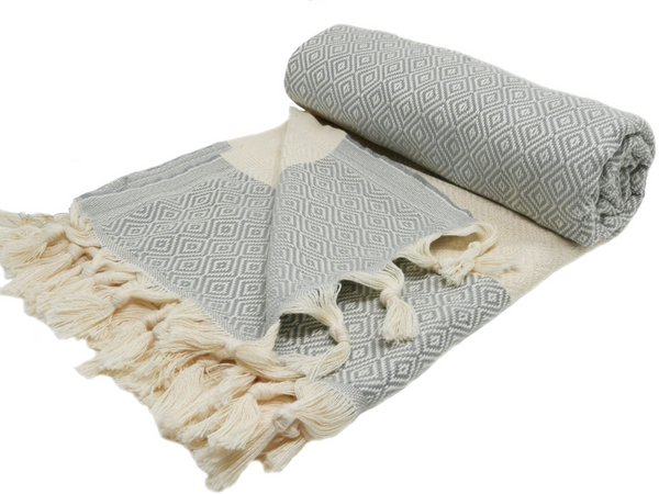 Hamam towel light gray 100x180cm